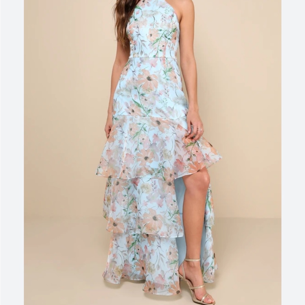 Floral Tiered Maxi Dress